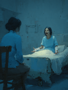 Cutting up patient